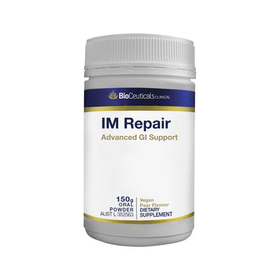 image of BioCeuticals Clinical IM Repair Pear Oral Powder 150g on white background