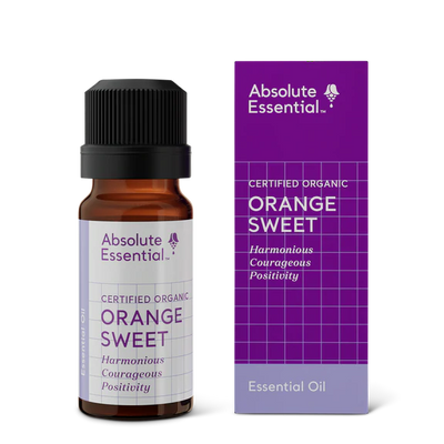 image of Absolute Essential Orange Sweet Essential Oil 10ml on white background