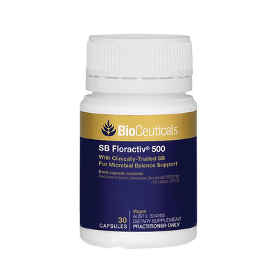 image of BioCeuticals SB Floractiv 500 30c on white background 