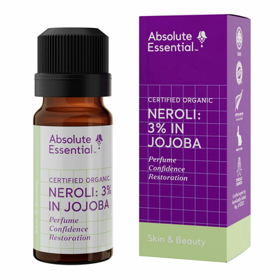 image of Absolute Essential Neroli 3% in Jojoba 10ml on white background