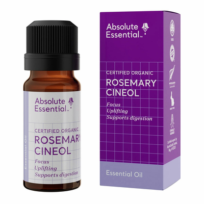 image of Absolute Essential Rosemary Cineol Essential Oil 10ml on white background